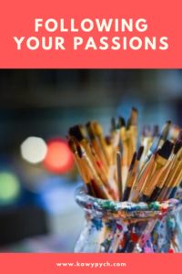 Following your passions